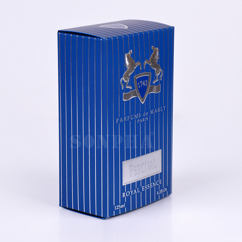 Paper Luxury Ensocoat Paper Small Empty Perfume Bottle Cologne Gift Card Box Packaging Perfume Boxes