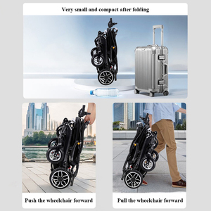 KSM-607P China Carbon Fiber Wheelchair Manufacturer with Detachable Footrests and 20AH Long-Lasting Battery for Rehabilitation - Product Image 2