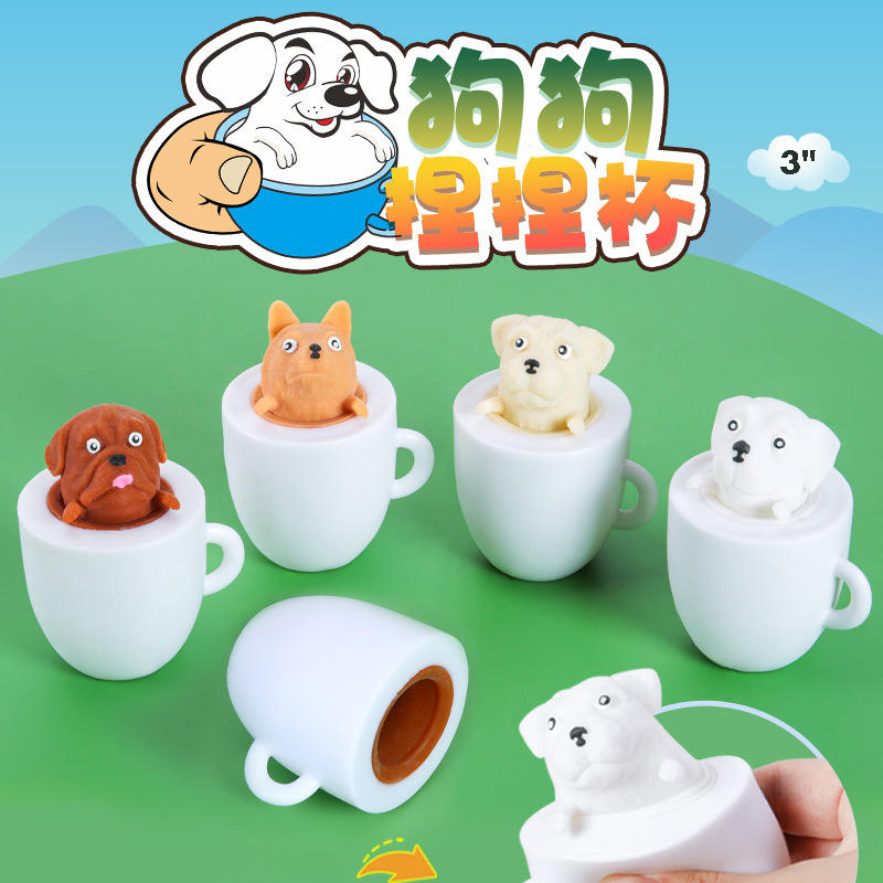 Gobelet à presser pour chien