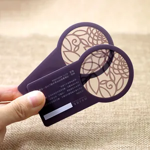 Carta NFC trasparente stampata in plastica trasparente stampata personalizzata