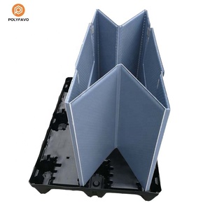 Công suất lớn PP Đóng mở thùng nhựa Pallet hộp với nắp ép phun sóng Hội Đồng Quản trị Crate cắt-dịch vụ bao gồm - Product Image 4