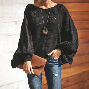 2025 nouveau <span class=keywords><strong>pull</strong></span> européen américain décontracté tricoté femmes grande taille en gros pour l'automne pour le commerce transfrontalier <span class=keywords><strong>AliExpress</strong></span> - Product Image 3