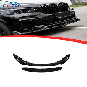 Kits de carrocería de coche ABS negro brillante, alerón de parachoques delantero, divisor de labios de barbilla para <span class=keywords><strong>BMW</strong></span> <span class=keywords><strong>X5</strong></span> G05 M Sport 25d 30Li <span class=keywords><strong>40i</strong></span> 45e 50i 60i 2019-2022 - Product Image 1