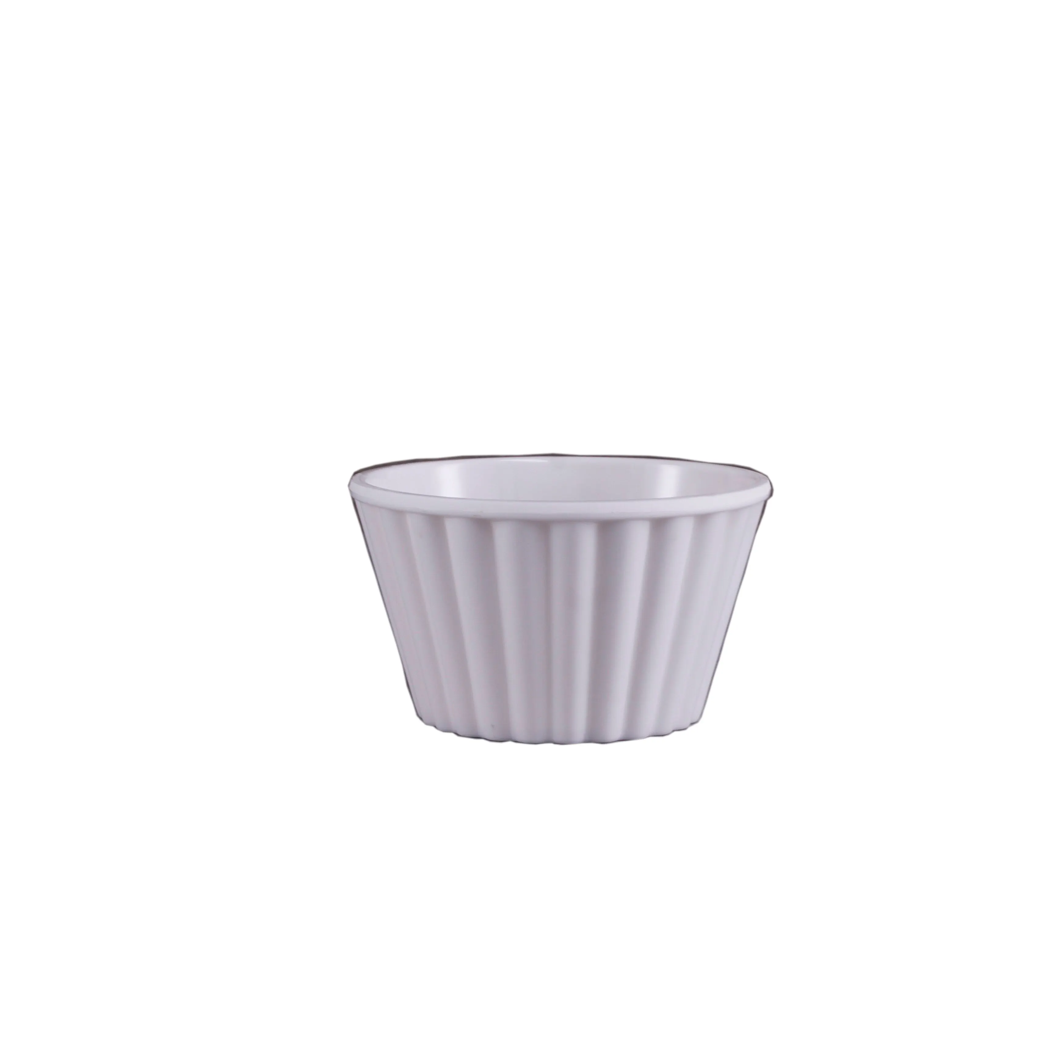 Wedding Decoration Unbreakable Cake Cup Round Snack Bowl 4 Inch Melamine Sauce Cup Dipping Bowl Melamine Cake Bowl
