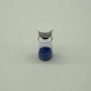 Ingredientes Cosméticos de Alta Calidad, Péptidos de Cobre Azul en Polvo, GHK-Cu, Péptido de Cobre, 10 Viales/Caja - Product Image 2