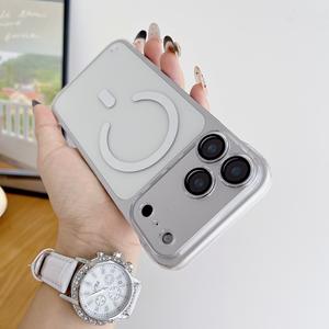 Nuova <span class=keywords><strong>Cover</strong></span> Trasparente per <span class=keywords><strong>iPhone</strong></span> 17 Air 17 <span class=keywords><strong>Pro</strong></span> Max 16 15 Plus 13 14 con Cornice Placcata Protezione Lente Pellicola Anti-caduta <span class=keywords><strong>Rigida</strong></span> - Product Image 4