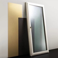 Fenêtres et portes en PVC à double vitrage, design européen personnalisé, cadre en plastique, ouverture horizontale, fenêtre à battant en PVC