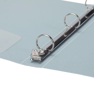 Classeur à levier <span class=keywords><strong>A4</strong></span> en plastique PP couleur Morandi, haute résistance, faible MOQ, pour rangement et organisation de documents de bureau - Product Image 4