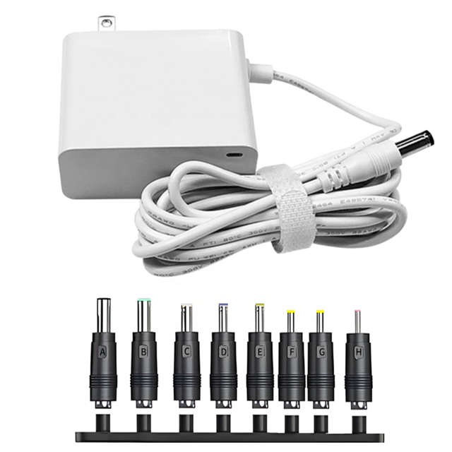 36W 12V 3A Replacement Power Adapter 8 Multi Size DC Connectors Neat Cable Management Design Power Supply for Home Office
