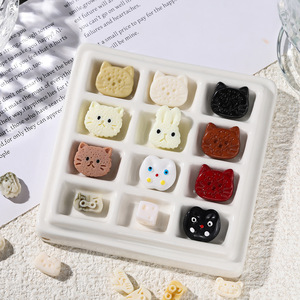 Accessoires de bijoux DIY en résine animaux de dessin animé, décorations de coque de téléphone en acrylique taille moyenne - Product Image 4