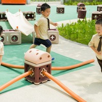 Ensemble de jeu motorique d'extérieur phare pour maternelle, 588 pièces, blocs géants en mousse EPP, planches en contreplaqué de bouleau, équipement de salle de classe