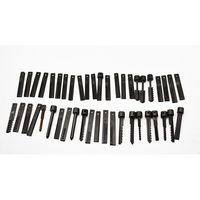 Ensemble de 45 pièces de pistolet de sélection de serrure de serrurier, outil de sélection de bosse électrique clés outils de serrurier