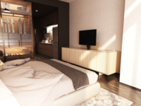 Support de télévision électrique moderne |   Ascenseur TV au design discret |   Hauteur personnalisable pour salon