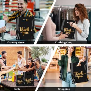 Bolsas de Compras de 9 x 12 Pulgadas con Impresión en Huecograbado, Bolsas de Plástico Reutilizables para Minoristas, Bolsas de Embalaje para Zapatos con Corte Troquelado - Product Image 5