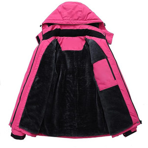 Veste de ski pour <span class=keywords><strong>femme</strong></span>, imperméable, coupe-vent, avec fermeture éclair, pour sports d'hiver, vente en gros, offre spéciale, pour la montagne, la neige, la pluie, chaude, avec capuche, pour activités de plein air - Product Image 3