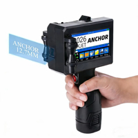Impresora de Inyección de Tinta Manual Portátil con Batería, Impresora Multilingüe para Etiquetas/Tarjetas/Papel con USB, Nueva