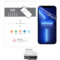 Film de protection d'écran personnalisé en TPU mat anti-reflet et anti-UV pour iPhone 15 16 17 Pro Max, compatible avec machine de découpe, vente en gros