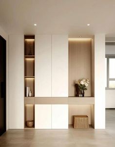 Gabinetes de entrada de puerta de casa de estilo moderno al por mayor ODM OEM gabinetes de almacenamiento de gran capacidad de partición integrada - Product Image 2