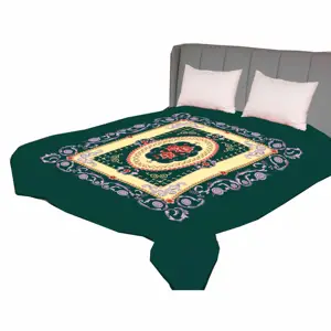 Reversible Micro Polar Embossment Mink Quilt Mink Bed Comforter Raschel Korean Flannel Plush Blanket for Winter Home Bedding