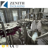 Machine de remplissage de lait entièrement automatique à entraînement électrique, remplissage quantitatif de haute précision, conception anti-goutte pour tous types de plastiques