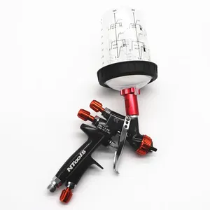 Mini pistolet de pulvérisation professionnel HVLP, livraison gratuite, buse de 1.2MM, Mini pistolet de pulvérisation de peinture à air comprimé, aérographe pour peinture automobile - Product Image 4