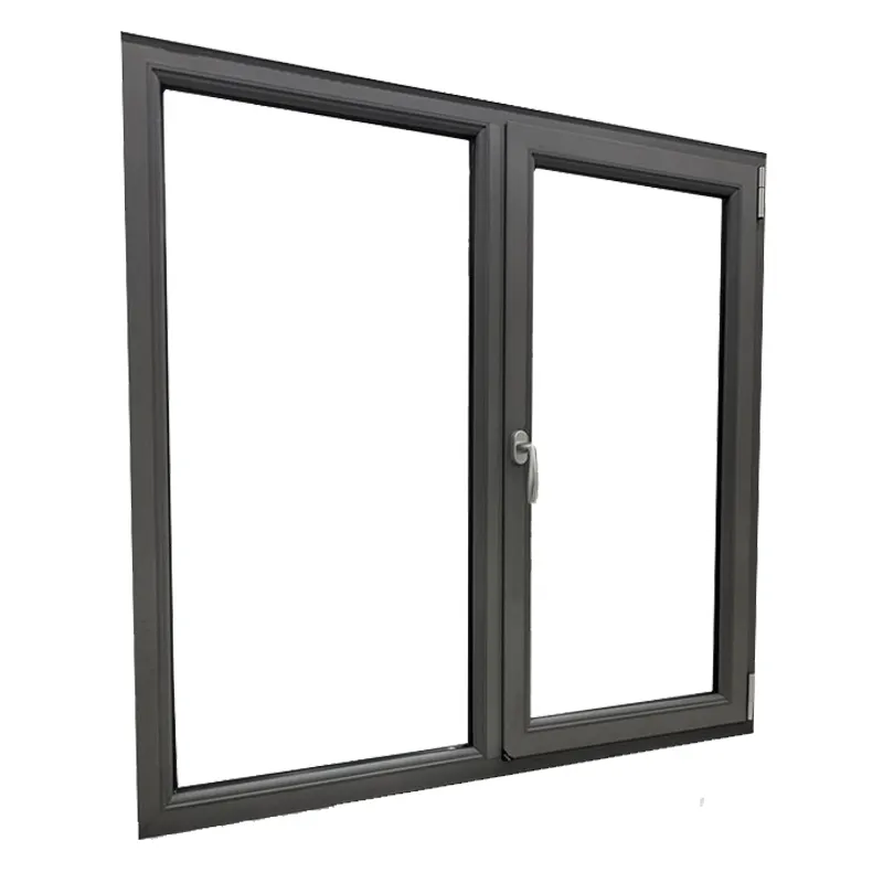 Waterproof Design Aluminum Tilt and Turn Windows with double-layer three-layer used for varies place