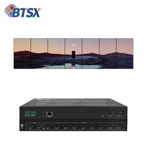 Large Screen Splicing RS232 Serial Port 7x1 5x1 Hdmi Video Wall Controller