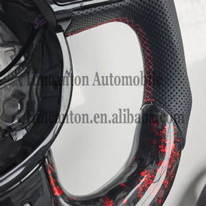 Nuevo Volante Deportivo de Fibra de Carbono Forjada y Cuero Perforado para Audi A3 A4L A5 A6L A7 Q3 Q5 - Product Image 5