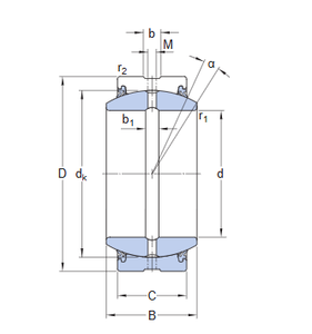 Bon <span class=keywords><strong>prix</strong></span>, roulement à rotule sphérique radial GE 16 ES pour chariot élévateur, dimensions 16x30x14mm - Product Image 5