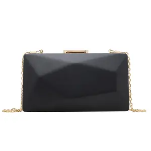 High quality trends popular stylish Vintage Temperament Wallet Chain Crossbody Evening bag Dinner Clutch for women