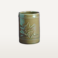 Ru Ware Tea Dust Glaze Scholar's Set Mei Lan Zhu Ju 'Four Gentlemen' Collection ICH Master Li Tinghuai-Porcelana impermeable