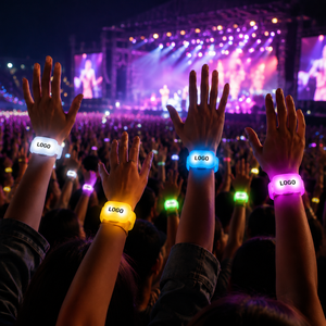 Braccialetti RGB Personalizzabili con Controllo APP per Feste all'Aperto, Festa di Primo Aprile, Quinceañera, Forniture per Feste di Laurea, Diwali, Ramadan - Product Image 1