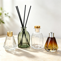 Diffuseur de parfum d'ambiance de luxe en forme d'octogone, grande capacité 150 ml, bouteille en verre pour huiles artisanales DIY, vente en gros