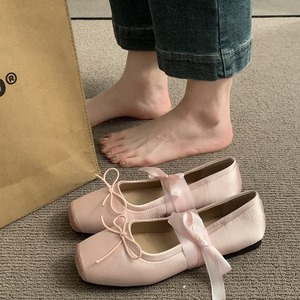 Women's French Style Round-Toe Ballet Flats Shoes Chunky Loafers for Summer - Product Image 4