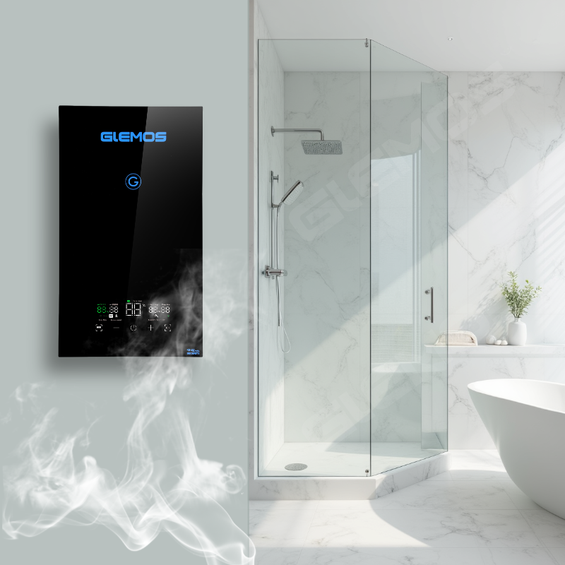 240V 9kW Tankless LED Display Electric