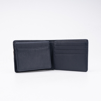 Dompet Kulit PU Anti Air Motif Geometris Custom Terbaru, Model Buka-Tutup, Panjang Pendek, Multi-Kantong, Gaya Normcore/Minimalis Pria