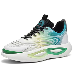 Fabrieksgroothandel koudlijmproces hardloopschoenen nachtverlichting geassisteerde schuimrubberen zool elastische heren casual schoenen - Product Image 3