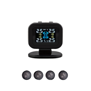 High Quality Car <b>TPMS</b> Tire Safety Monitoring System With USB Port Cigarette LCD Display <b>TPMS</b> External Sensor - Product Image 1