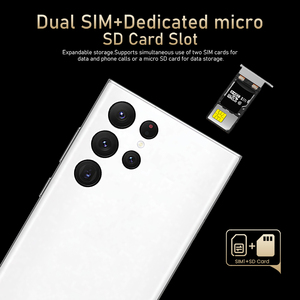 Nouveauté pour <span class=keywords><strong>S22</strong></span> <span class=keywords><strong>Ultra</strong></span> 5g 6.7 pouces Smartphone Cadeau <span class=keywords><strong>Carte</strong></span> Mémoire 6800mah Écran Complet Téléphone Mobile Android 16gb+512gb - Product Image 2