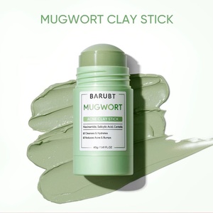 <span class=keywords><strong>Maschera</strong></span> di Fango in Stick Pulizia Profonda Controllo dell'Oleosità Anti-Acne Restringimento dei Pori Niacinamide <span class=keywords><strong>Maschera</strong></span> Facciale a Base di Erbe per Pelle Grassa J1 - Product Image 5