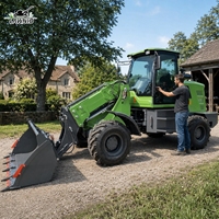 Personnalisation de l'emballage Chargeur télescopique LAWNIO avec système de freinage pneumatique et forte traction pour chargeur diesel de construction