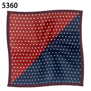 Mouchoir de poche pour hommes de haute qualité en gros prêt à expédier pochette en polyester satiné imprimable par sublimation - Product Image 6