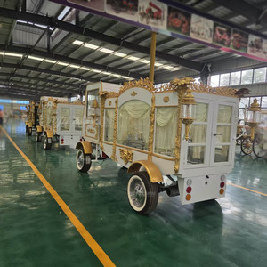 รถม้าศพแบบพรีเมียมพร้อมห้องขับแยกสำหรับการขนส่งโลงศพในขบวนพาเหรด - Product Image 4