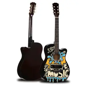 Классическая гитара для начинающих, отличный выбор, низкая цена, 38 дюймов, оптовая продажа, Прочная Акустическая гитара