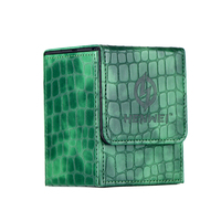 Boîte de rangement pour cartes à collectionner en PU personnalisable et tendance, design à ouverture rabattable pour jeux de société et collection de cartes, boîte de jeu personnalisée