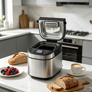 <span class=keywords><strong>Machine</strong></span> <span class=keywords><strong>à</strong></span> <span class=keywords><strong>pain</strong></span> multifonctionnelle entièrement automatique en acier inoxydable pour la maison - Product Image 3