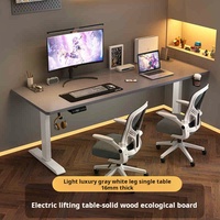Mobilier de bureau électrique moderne Bureau de levage commercial avec tiroir Mobilier de bureau d'ordinateur