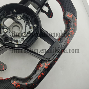 Hot Products Forged Carbon Fiber Perforated Leather <b>for</b> Audi Models A3 A4 A4L A5 A7L A8 Q5 Q7 B9 A6 R8 <b>Steering</b> <b>Wheel</b> - Product Image 6