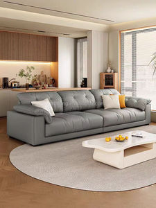 Mufang Set Sofa seksi gaya Nordik, lampu Fashion Baru kombinasi bentuk L untuk Hotel Apartemen Vila Ruang Tamu - Product Image 3