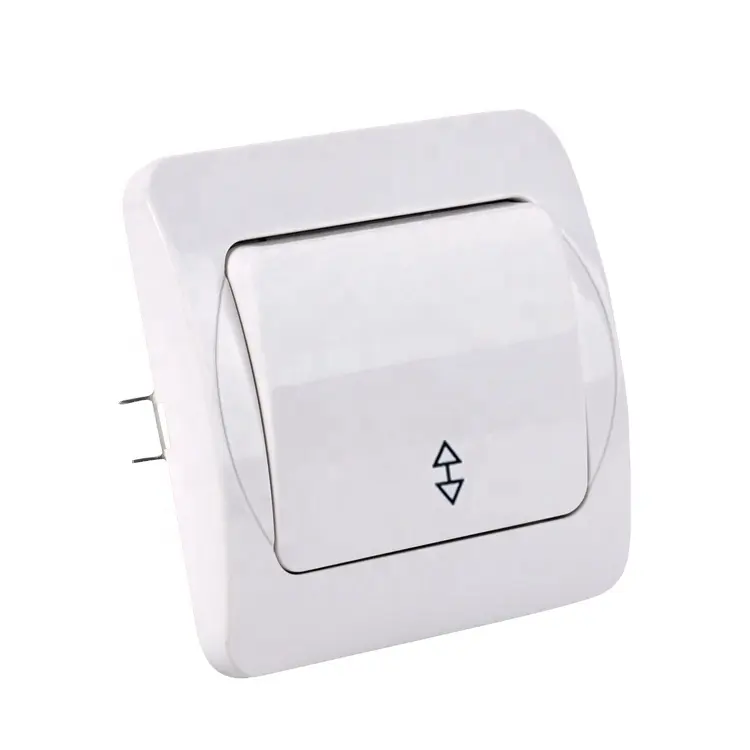 EU 10A 250V Wall Switch Electric Wall Light 1 Gang 2 Way European Electrical Sockets And Switches For Home